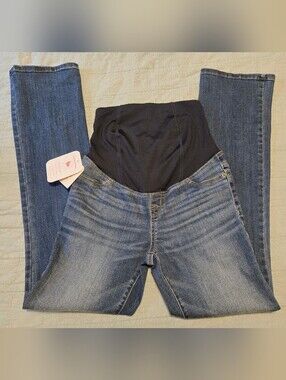 NWT Isabel Maternity Skinny Bootcut over-the-belly Jeans Size 2